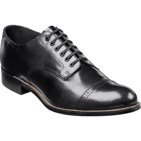 00012, Stacy Adams Leather Shoes Madison Lace Up Cap Toe All colors