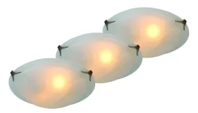 5448 3pk Ceiling Light in Yellow