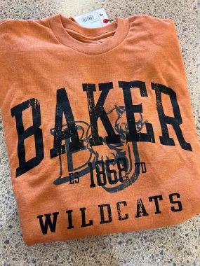 Baker Wildcats Champion Tri-Blend Tee