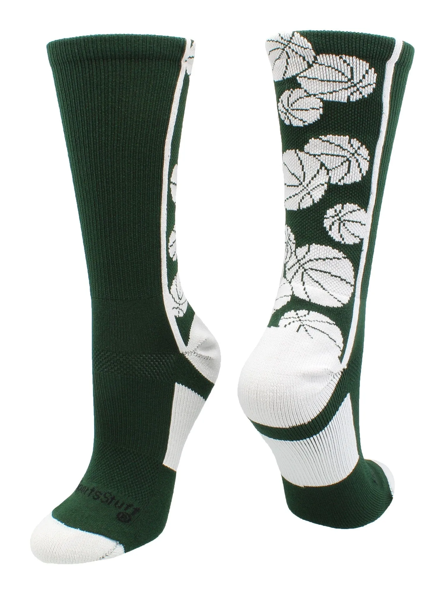 Crazy Basketball Logo Crew Socks (multiple colors)