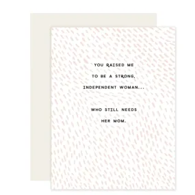 Independent Woman Greeting Card