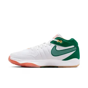 Nike G.T. Hustle 2 EP Men's Basketball Shoes WHITE/VINTAGE GREEN-MALACHITE