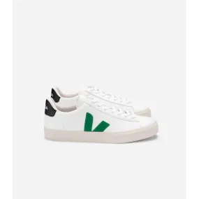 Veja Campo Chromefree Leather White Emeraude Black