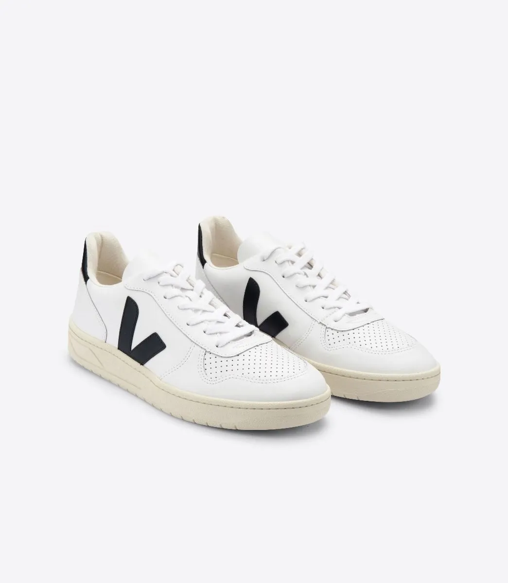 Veja V-10 Leather White Black