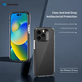 VOKAMO Shockproof Phone Cases, Drop Tested Clear Case for iPhone 14 Pro Max/14 Pro/iPhone 14/14 Plus